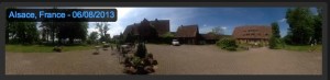 le panorama 360° de ma fille.