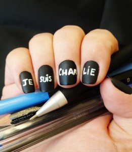 Ongles je suis charlie